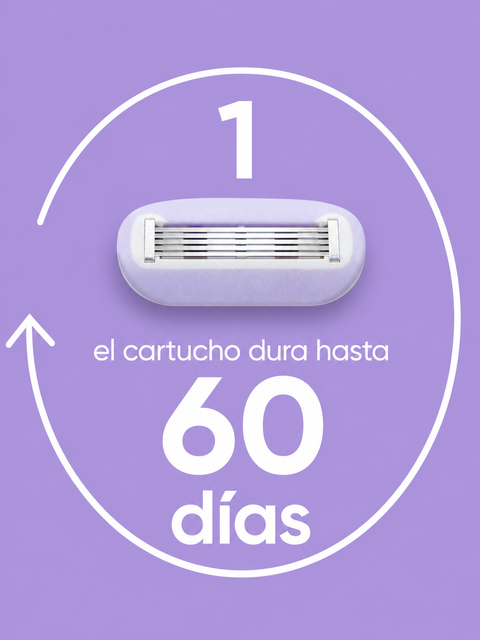 Pack Maquina de Afeitar + 7 Repuestos